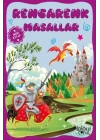 Çocuklar için Hayal ve Odak Geliştirici Rengarenk Masallar Mor Kitap