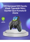 Çocuklar ve Yetişkinler İçin Uygun 500 Oyunlu Taşınabilir Mini Retro El Konsolu,