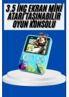 Çocuklara Özel 4K HD Retro Oyun Konsol El Atari Taşınabilir 500 Oyunlu
