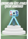 Çocuklara Özel Ayaklı Mini Fotoğraf Makinesi Dijital LCD Ekran