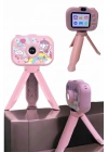 Çocuklara Özel Ayaklı Mini Fotoğraf Makinesi Dijital LCD Ekran
