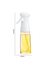 Çok Amaçlı Cam Şişe Püskürtmeli Dağıtıcı Yağdanlık Limonluk Sirke Sosluk Spreyi Beyaz