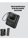 Çok Fonksiyonlu 10000 mAh Powerbank Akıllı Ekranlı Hızlı Şarj Cihazı
