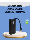 Çok Fonksiyonlu Dijital Gösterge Elektrikli Lastik Pompası