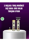 Çok Fonksiyonlu Saç ve Sakal Düzeltici Set – USB Şarjlı