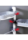 Çoklu Sabun Tutucu Fonksiyonel Banyo Sabunluk