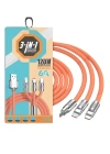 Çoklu Şarj Kablosu USB Type-C İOS Uyumlu 120W Hızlı Şarj Kablosu