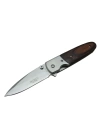 Cr 0083 Koyu Kamp Çakı 16,5 Cm - Ahşap Sap, Otomatik, Kılıflı, Kutulu