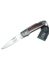Cr 0128 Rd Kamp Çakı 18 Cm - Metal Desenli Sap, Kılıflı, Kutulu