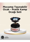 Dayanıklı, Paslanmaz ve Yüksek Isı Dayanımlı Kamp Ocağı – Uzun Süreli Kullanım İçin