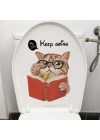 Decohandy Klozet Etiketi Keep Going Kedi