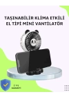 Dekoratif Panda Tasarımlı Küçük Boy Fan