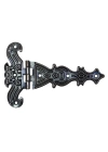 Dekoratif, Sac Tek Kuyruklu Menteşe - 69x102 Mm, Büyük, Eskitme, 1 Adet