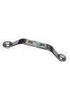 Dekoratif Zamak Kulp Dıştan - 64mm, Nikel, 100 Adet