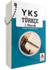 Delta Kültür YKS 1. Oturum Türkçe Kartları (TYT)