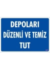 Depolama Uyarı Levhası 25x35 KOD:607