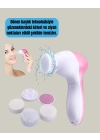 Derin Temizleme ve Masaj İçin 5 Başlıklı Yüz Cilt Bakım Aleti