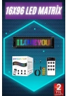 Digital Araba Yazısı Ekran Matrix En Büyük Boy 16X96 Matrix LED Panel