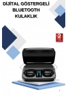 Dijital Göstergeli Bluetooth Kulaklık Kablosuz TWS Stereo Bluetooth 5.0