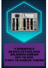 Dijital Göstergeli Powerbank Kulaklık ve 7 Kordonlu Yeni Nesil Akıllı Saat Amoled Ekran