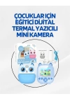 Dijital Termal Yazıcılı Mini Kamera – HD Video & Anında Fotoğraf Çıktısı