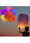 Dilek Feneri Gece Gökyüzü Dilek Balonu