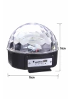 Disko Topu Renkli Işıklı Lazer Parti Bluetooth Bağlantılı Led Küre
