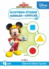 Disney Eğitsel Mickey ve Çılgın Yarışçılar Alıştırma Kitabım Renkler ve Şekiller