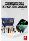Dokunmatik Akıllı Saat Yeni Nesil Kulaklık Kampanyası Bluetooth Bağlantılı ANC Özelliği