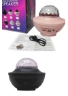 Dönen Işıklı Disko Topu Projektör Müzik Çalarlı Disco Speaker