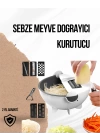 Döner Mekanizmalı Rende Bıçaklı Sebze Dilimleyici Seti