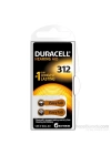 Duracell 312 Numara 6 Lı İşitme Cihazı Pili