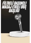 Duş Başlığı Profesyonel Masaj Başlıklı 3 Modlu Yeni Nesil Masaj Uçlu Su Tasarruflu