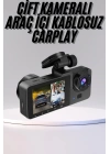 DVR Araç İçi Kamera Hareket Algılayabilen 1080P CarPlay Video Kaydedici