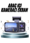 DVR Araç İçi Kamera Ön ve İç Kamera 2 İnç Ekranlı Çift Kamera