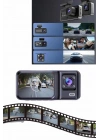 DVR Araç İçi Kamera Ön ve İç Kamera 2 İnç Ekranlı Çift Kamera