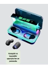 E10 Powerbank Şarjlı Bluetooth 5.1 Kulaklık Spor ve Oyun İçin