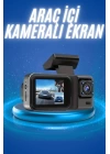 Ekranlı Sürüş Kaydedici DVR Ön ve Arka Kameralı Full HD Çözünürlüklü