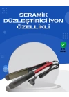 Elektriklenmeyi Azaltan İyonlu Saç Düzleştirici – Titanyum Plaka ve Şık Tasarım