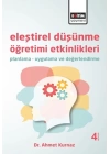 Eleştirel Düşünme Öğretimi Etkinlikleri  Planlama - Uygulama ve Değerlendirme