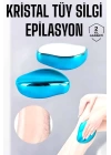 Epilasyon Aleti Bacaklar Kollar İçin Yıkanabilir Kristal Epilatör Tüy Silgi