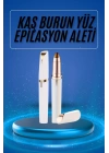 Epilasyon Aleti Şarjlı Tüy Kıl Alma Kaş Bıyık Unisex Yüz Bakım Tıraş Aleti