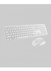 Ergonomik Kablosuz Klavye Mouse Takımı - Tam Boy, Sessiz ve Güvenilir