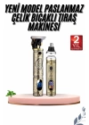 Erkeklere Özel 3 Başlıklı Tıraş Makinesi Saç Sakal Ense Kulak Tıraşına Uygun