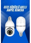 Ev Kamerası Wifi Kamerası Gece Görüşlü Akıllı Ampül Kamera