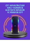 Ev ve Dış Mekan Kullanımına Uygun RGB Işıklı Hoparlör