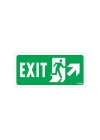 Exit Sağ Yukarı Uyarı Levhası 17,5x25 KOD:959