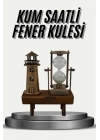Eyfel Kulesi ve Deniz Feneri Dekoratif Masa Biblosu Hediyelik