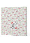 Flamingo 3 - Çizgisiz Yan Boyamalı Defter