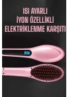Fön Tarağı Saç Düzleştirici Sıkı Dişli Isı Ayarlı Elektriklenme Karşıtı